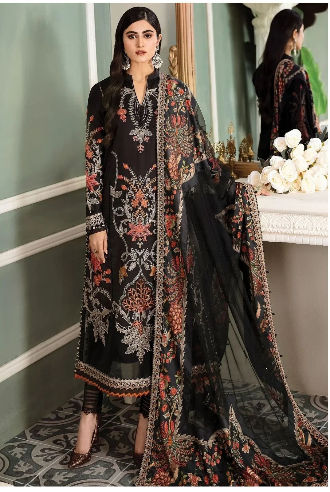 MARIA B SATEEN LAWN COLLECTION 2025